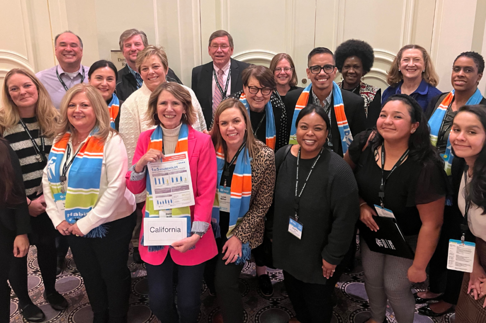 delegates from Habitat affiliates across California
