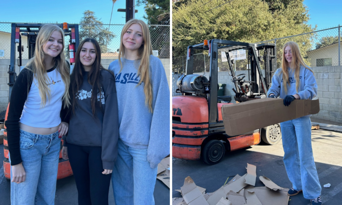La Salle volunteers at the ReStore