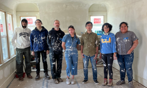 East Los Angeles College had the pleasure of bringing about 15 Architecture students to volunteer