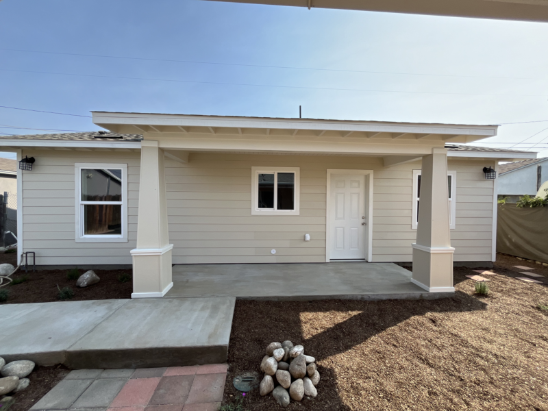 finished 999 square foot ADU in Baldwin park