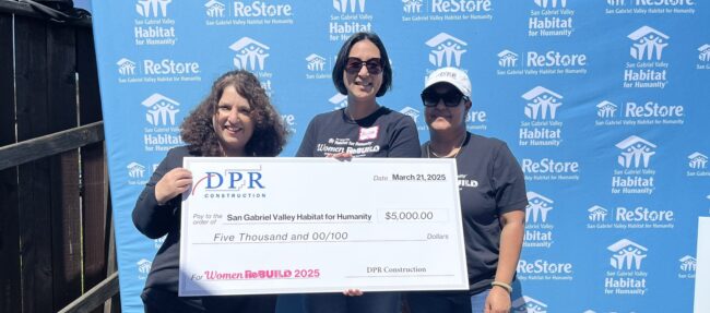 check presentation during women build 2025 for DPR construction
