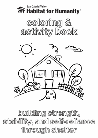 Habitat Coloring & Activity Book front page