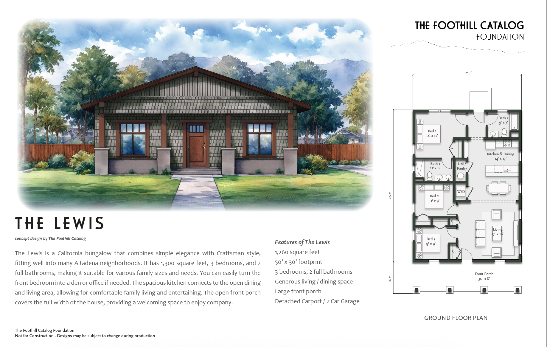 Foothill Catalog Collection The Lewis Model