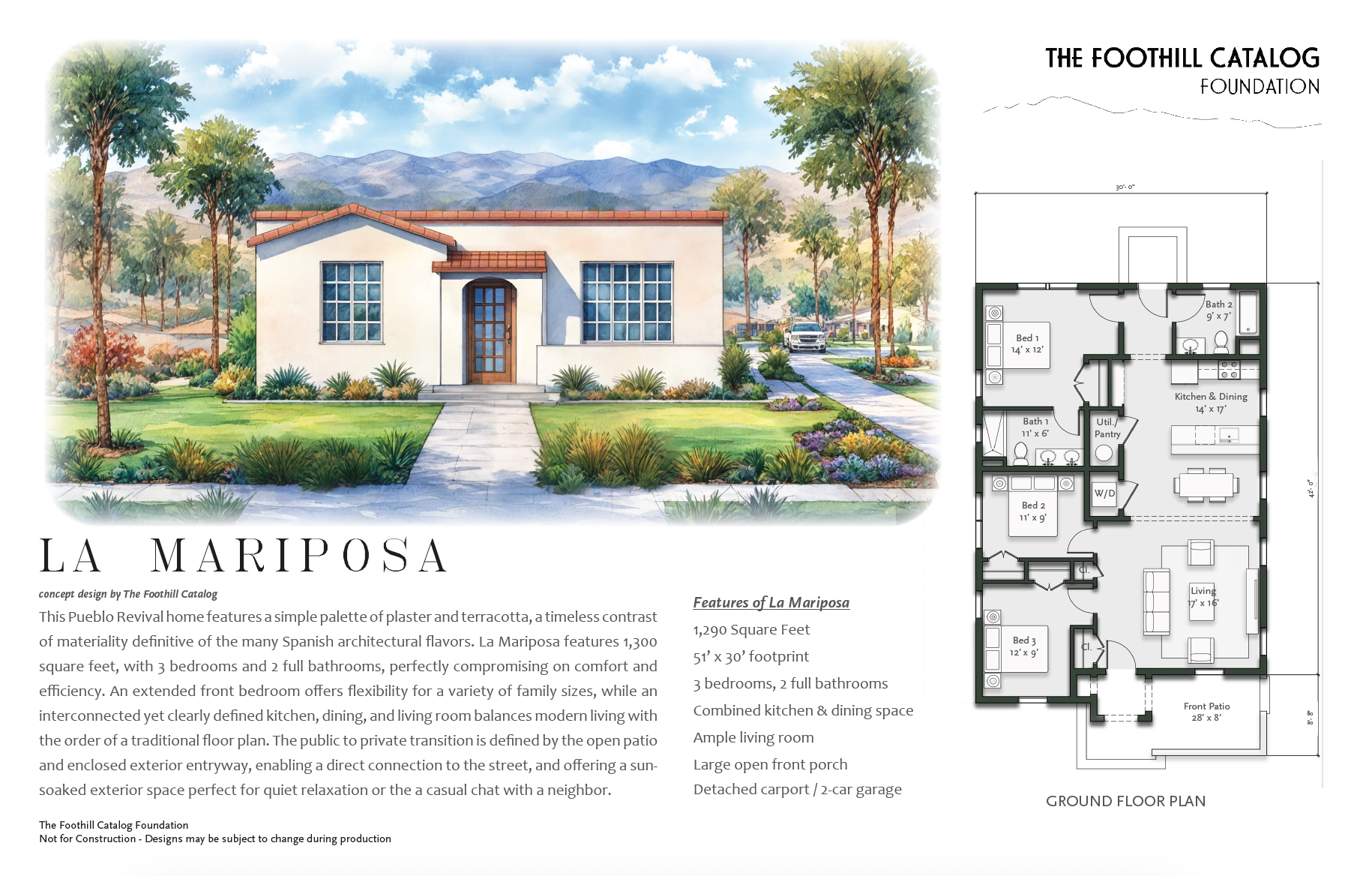 Foothill Catalog Mariposa Design