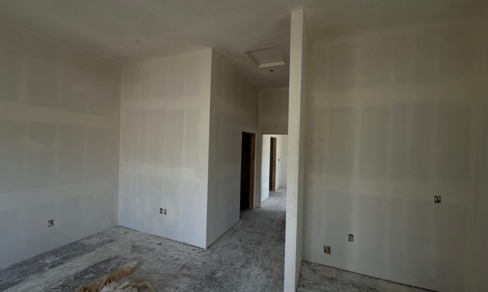 construction site - frame of a house