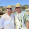 couple standing on their empty lot