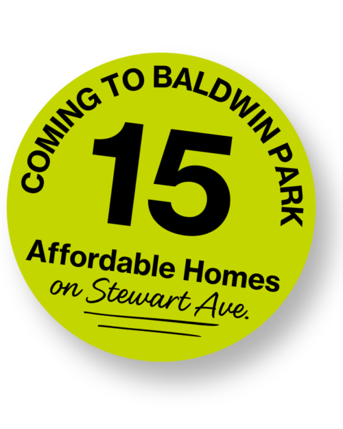 circle image - coming to baldwin park 15 affordable homes on stewart ave