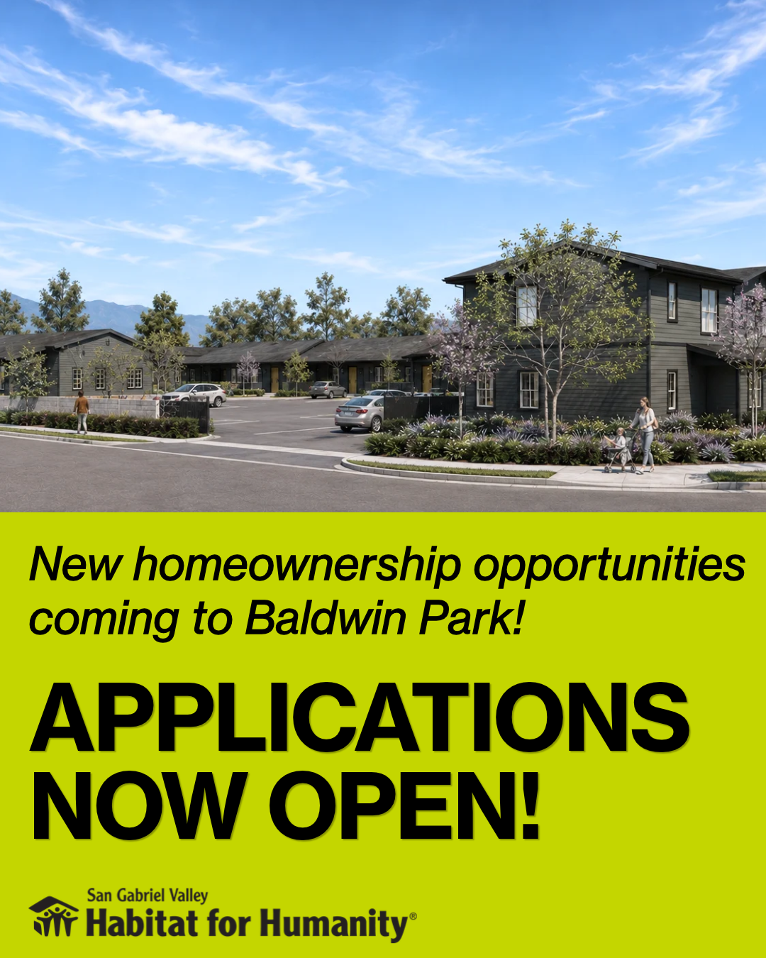 New homeownership opportunities coming to Baldwin Park!